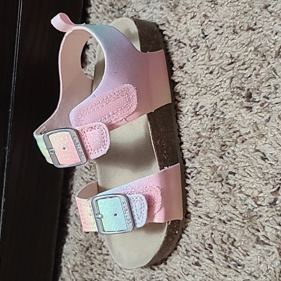 NWOT Glitter Sandals - Picture 4 of 6